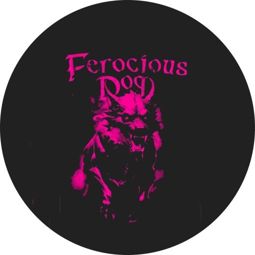 Ferocious Dog Motiv 6 Anstecker mit Sicherheitsnadel Ø 25mm