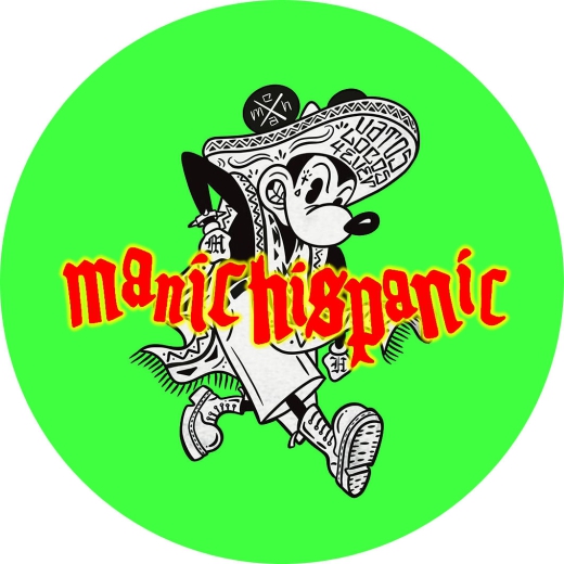 Manic Hispanic Motiv 1 Anstecker mit Sicherheitsnadel Ø 25mm