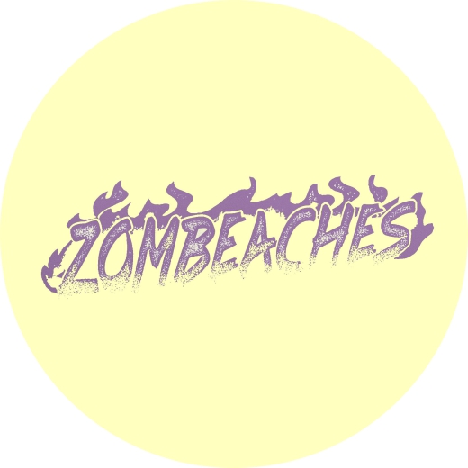 Zombeaches Motiv 1 Anstecker mit Sicherheitsnadel Ø 25mm