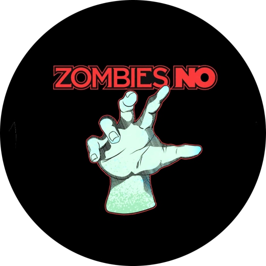 Zombies No Motiv 1 Anstecker mit Sicherheitsnadel Ø 25mm