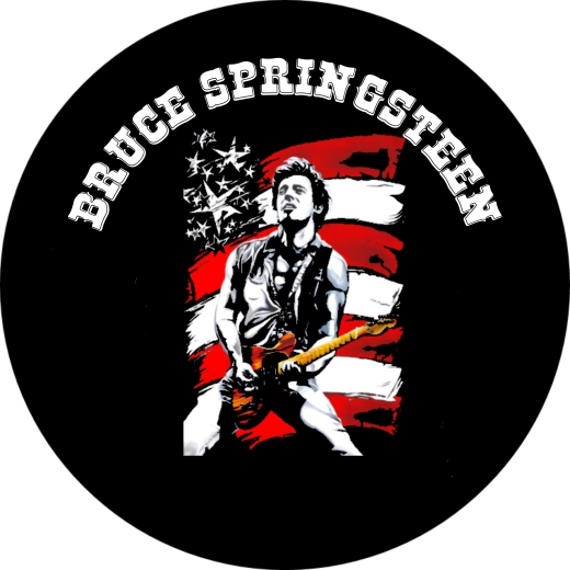 Springsteen, Bruce Sprinsteen Motiv 2 Anstecker mit Sicherheitsnadel Ø 25mm