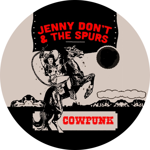 Jenny Don´t & The Spurs Motiv 1 Anstecker mit Sicherheitsnadel Ø 25mm