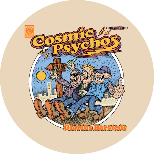 Cosmic Psychos Motiv 1 Anstecker mit Sicherheitsnadel Ø 25mm