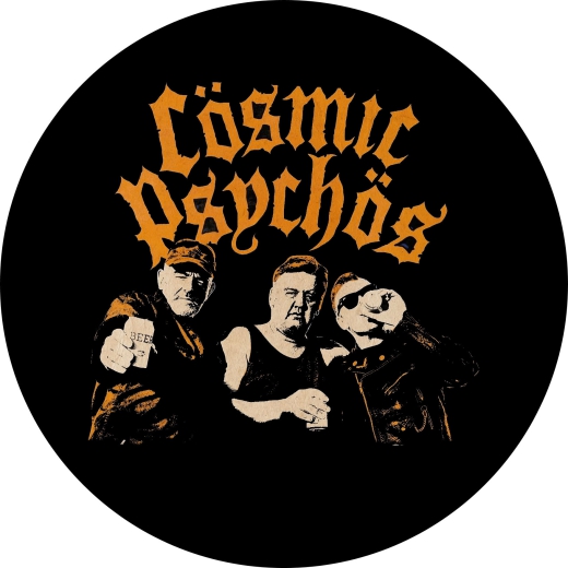 Cosmic Psychos Motiv 2 Anstecker mit Sicherheitsnadel Ø 25mm