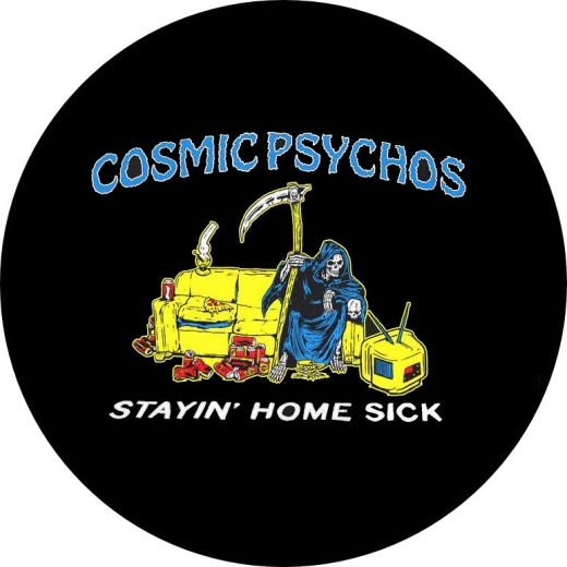 Cosmic Psychos Motiv 6 Anstecker mit Sicherheitsnadel Ø 25mm