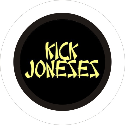 Kick Joneses Anstecker mit Sicherheitsnadel Ø 25 mm