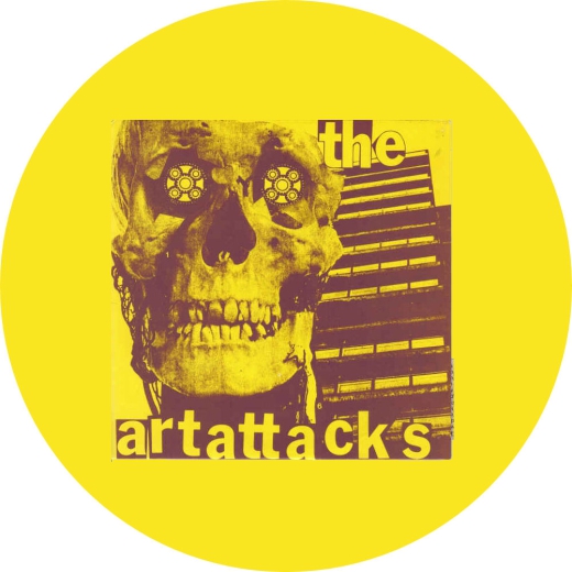 Art Attacks, The Art Attacks Motiv 1 Anstecker mit Sicherheitsnadel Ø 25mm