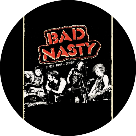 Bad Nasty Motiv 1 Anstecker mit Sicherheitsnadel Ø 25 mm