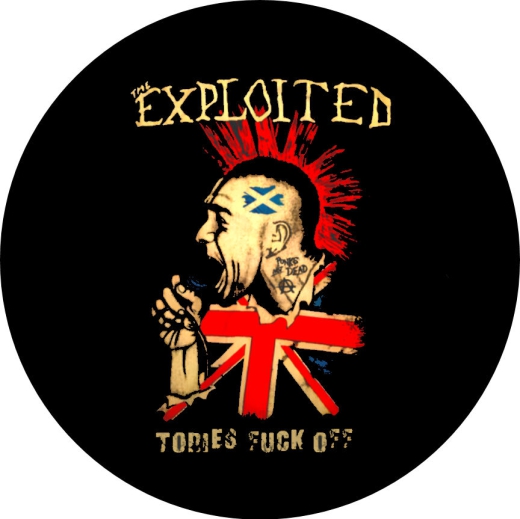 Exploited, The Exploited Motiv 6 Anstecker mit Sicherheitsnadel Ø 25mm