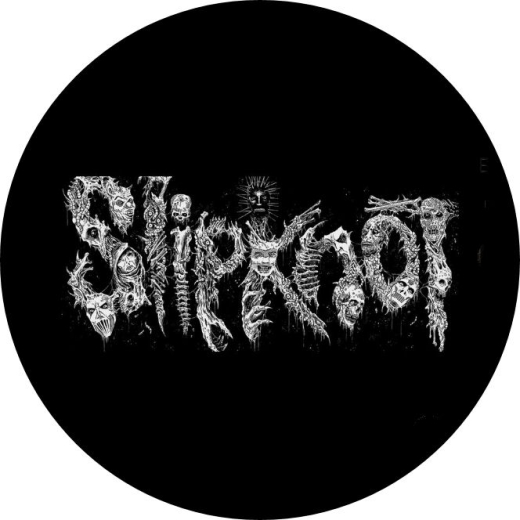 Slipknot Motiv 3 Anstecker mit Sicherheitsnadel Ø 25mm