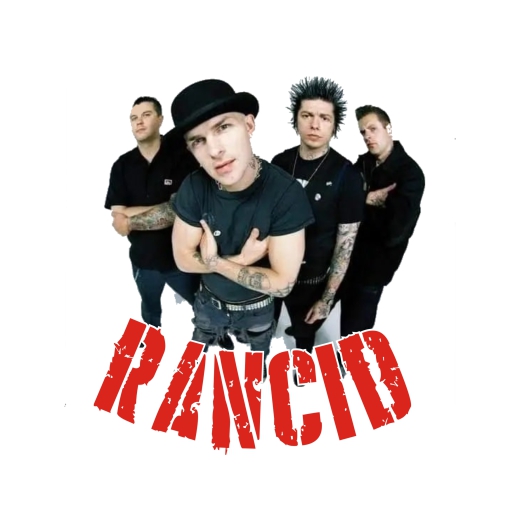 Rancid Motiv B Anstecker mit Sicherheitsnadel Ø 25 mm