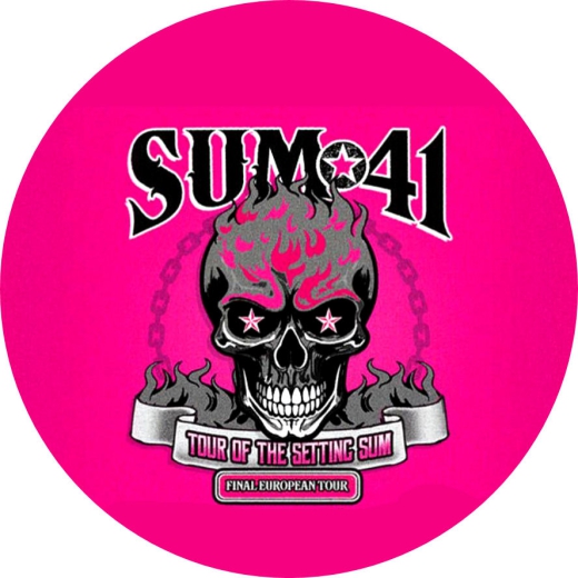 Sum41 Motiv 1 Anstecker mit Sicherheitsnadel Ø 25 mm