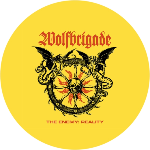 Wolfbrigade Motiv 6 Anstecker mit Sicherheitsnadel Ø 25 mm