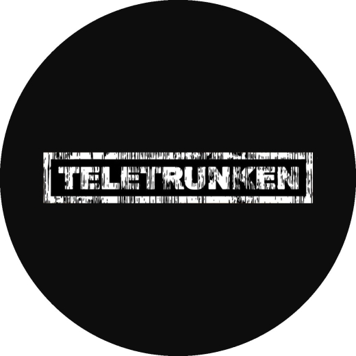 Teletrunken Motiv 2 Anstecker mit Sicherheitsnadel Ø 25 mm