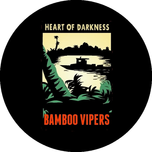 Bamboo Vipers Motiv 1 Anstecker mit Sicherheitsnadel Ø 25 mm