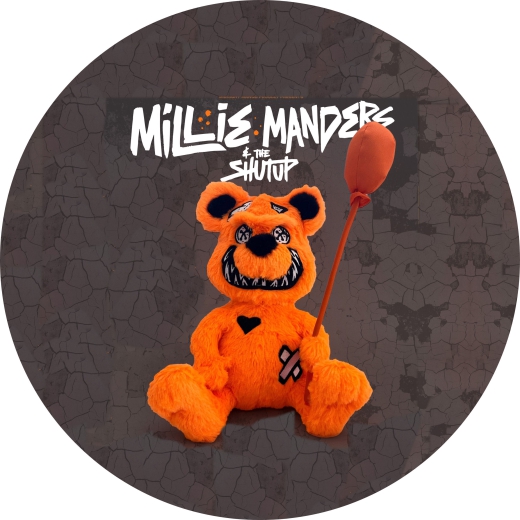 Millie Manders & The Shutups Motiv 9 Anstecker mit Sicherheitsnadel Ø 25mm