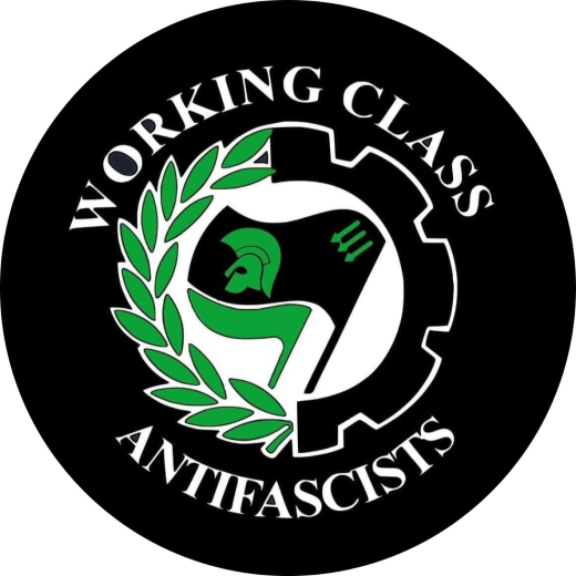 Working Class Antifascists Motiv 1 Anstecker mit Sicherheitsnadel Ø 25 mm