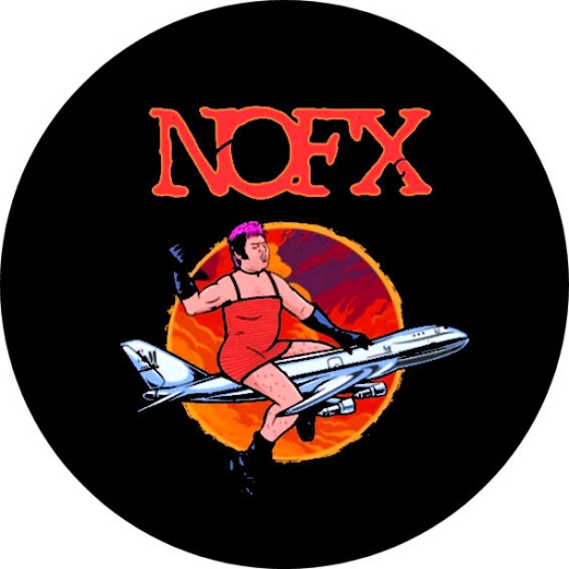 NOFX Motiv 34 Anstecker mit Sicherheitsnadel Ø 25 mm