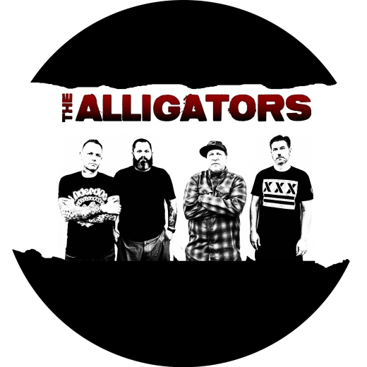 Alligators, The Alligators Motiv 3 Anstecker mit Sicherheitsnadel Ø 25 mm