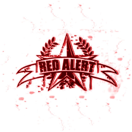 Red Alert Motiv 1 Anstecker mit Sicherheitsnadel Ø 25 mm