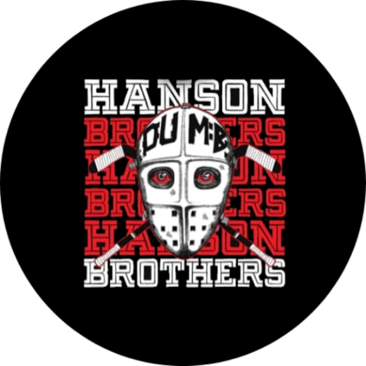 Hanson Brothers Motiv 1 Anstecker mit Sicherheitsnadel Ø 25mm