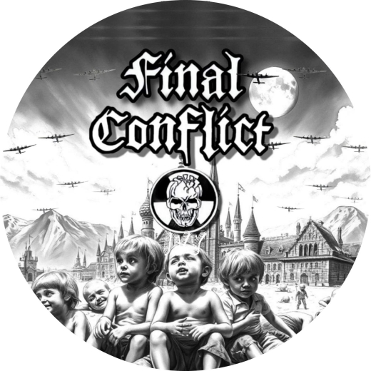 Final Conflict Motiv 1 Anstecker mit Sicherheitsnadel Ø 25 mm