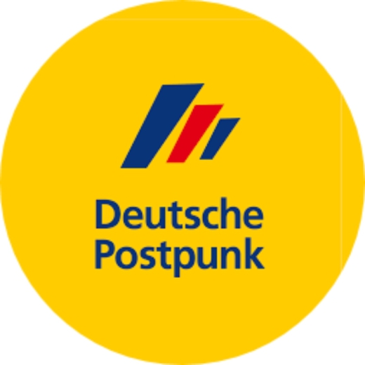 Deutsche Postpunk Motiv 1 Anstecker mit Sicherheitsnadel Ø 25 mm