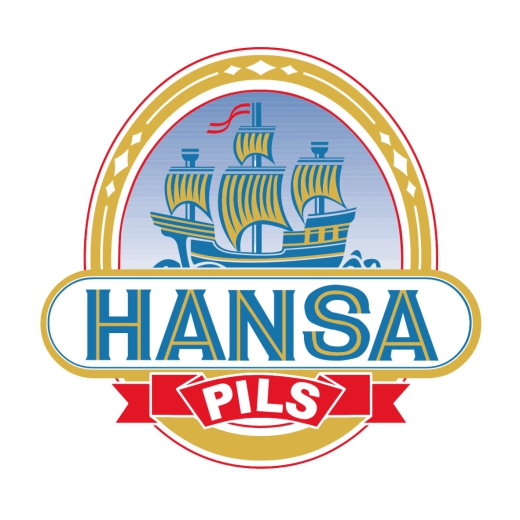 Hansa Pils Motiv 1 Anstecker mit Sicherheitsnadel Ø 25 mm