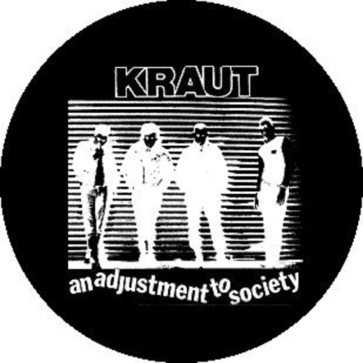 Kraut An Adjustment To Society Anstecker mit Sicherheitsnadel Ø 25mm