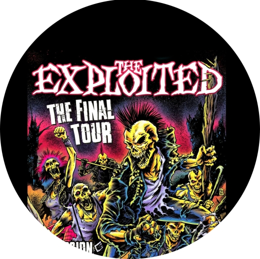 Exploited, The Exploited Motiv M Anstecker mit Sicherheitsnadel Ø 25mm