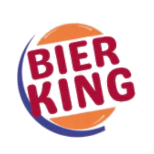 Bier King Anstecker mit Sicherheitsnadel Ø 38mm