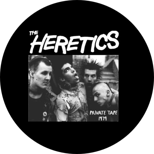 Heretics, The Heretics Motiv 2 Anstecker mit Sicherheitsnadel Ø 25 mm