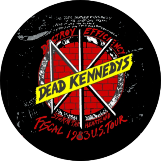 Dead Kennedys Motiv 17 Anstecker mit Sicherheitsnadel Ø 25 mm