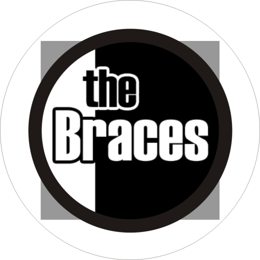 Braces, The Braces Motiv 2 Anstecker mit Sicherheitsnadel Ø 25 mm