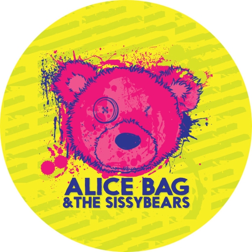 Alice Bag & The Sissybears Motiv 1 Anstecker mit Sicherheitsnadel Ø 25 mm