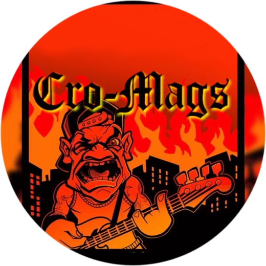 Cro-Mags Motiv 3 Anstecker mit Sicherheitsnadel Ø 25mm