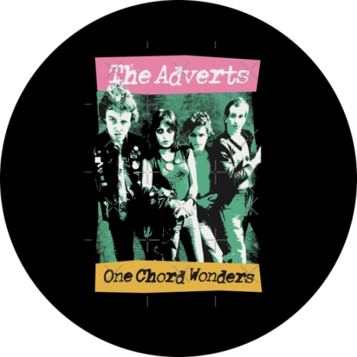 Adverts, The Adverts Motiv 1 Anstecker mit Sicherheitsnadel Ø 25 mm