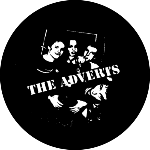 Adverts, The Adverts Motiv 2 Anstecker mit Sicherheitsnadel Ø 25 mm