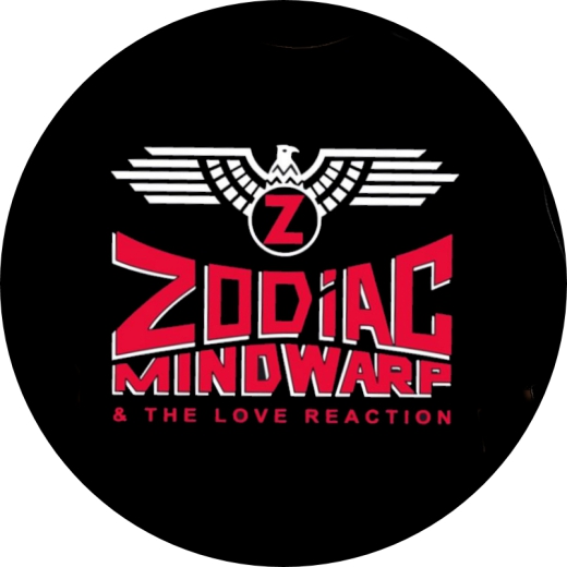 Zodiac Mindwarp & The Love Reaction Motiv 1 Anstecker mit Sicherheitsnadel Ø 25 mm