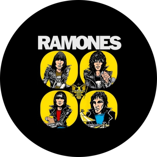 Ramones, The Ramones Motiv 1 Anstecker mit Sicherheitsnadel Ø 25mm