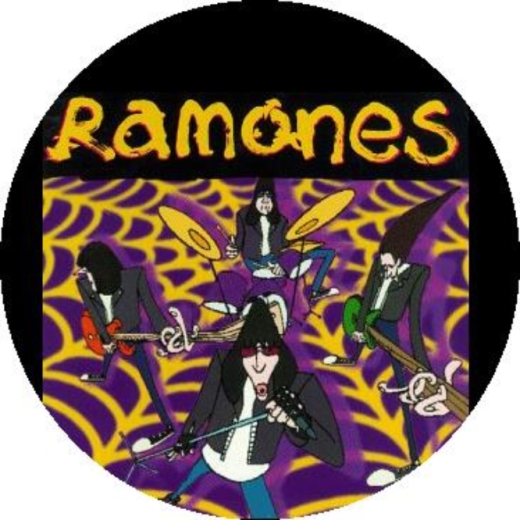 Ramones, The Ramones Motiv 4 Anstecker mit Sicherheitsnadel Ø 25mm