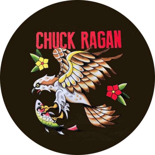 Ragan, Chuck Ragan Anstecker mit Sicherheitsnadel Ø 25mm