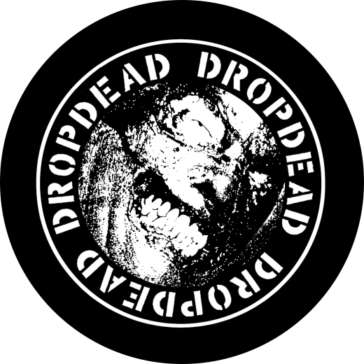 Dropdead Motiv 1 Anstecker mit Sicherheitsnadel Ø 25mm