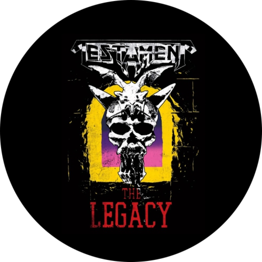 Testament Motiv 1 The Legacy Anstecker mit Sicherheitsnadel Ø 25mm