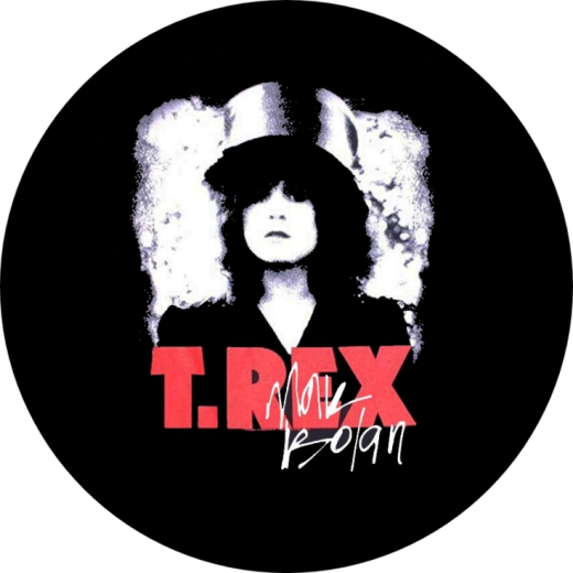 T. Rex Marc Bolan Motiv 1 Anstecker mit Sicherheitsnadel Ø 25mm