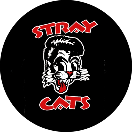 Stray Cats Motiv 2 Anstecker mit Sicherheitsnadel Ø 25mm