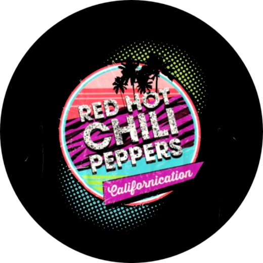 Red Hot Chili Peppers Motiv 1 Anstecker mit Sicherheitsnadel Ø 25mm