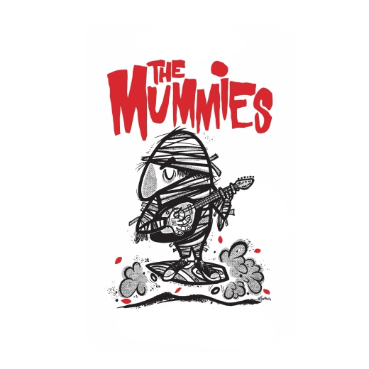 Mummies, The Mummies Motiv 1 Anstecker mit Sicherheitsnadel Ø 25mm