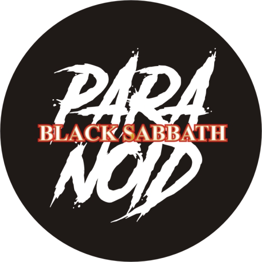 Black Sabbath Motiv 2 Anstecker mit Sicherheitsnadel Ø 25 mm