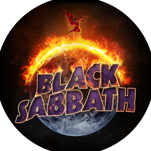 Black Sabbath Motiv 6 Anstecker mit Sicherheitsnadel Ø 25 mm